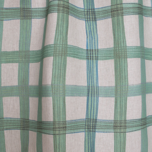 Linen Cross Menthe Fabric