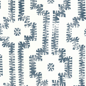 Shipibo Navy Typell Nolar Wallpaper